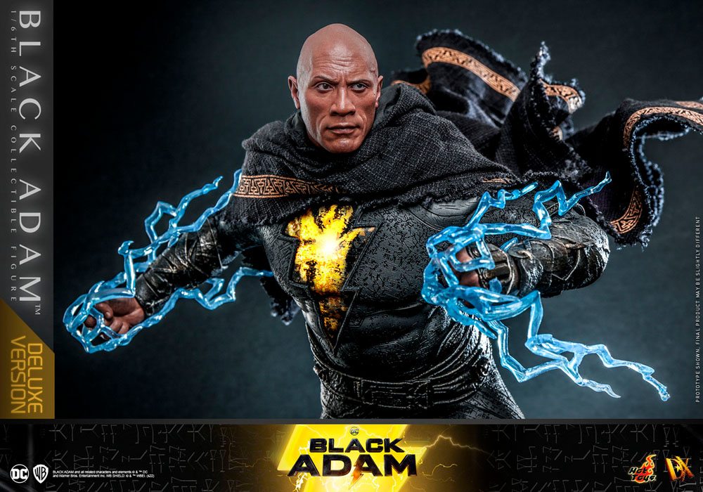 HOT TOYS - Dc Comics - Black Adam DX 1:6 Action Doll Black Adam DeLuxe Ver