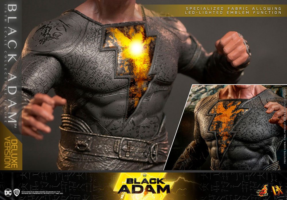 HOT TOYS - Dc Comics - Black Adam DX 1:6 Action Doll Black Adam DeLuxe Ver