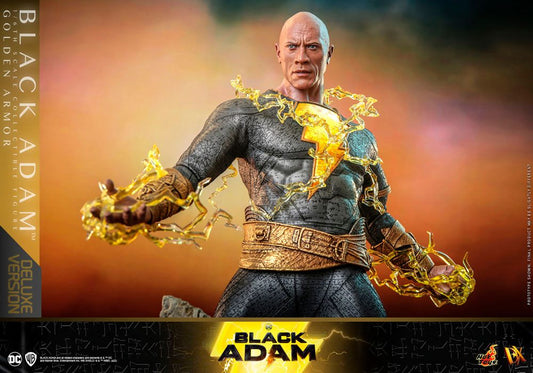 HOT TOYS - Dc Comics - Black Adam DX31  Action Doll Black Adam (Golden Armor) DeLuxe Ver