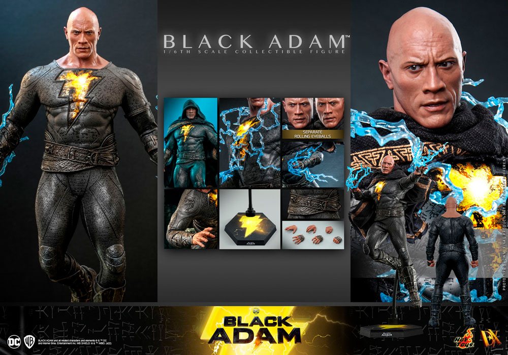 HOT TOYS - Dc Comics - Black Adam DX 1:6 Action Doll Black Adam