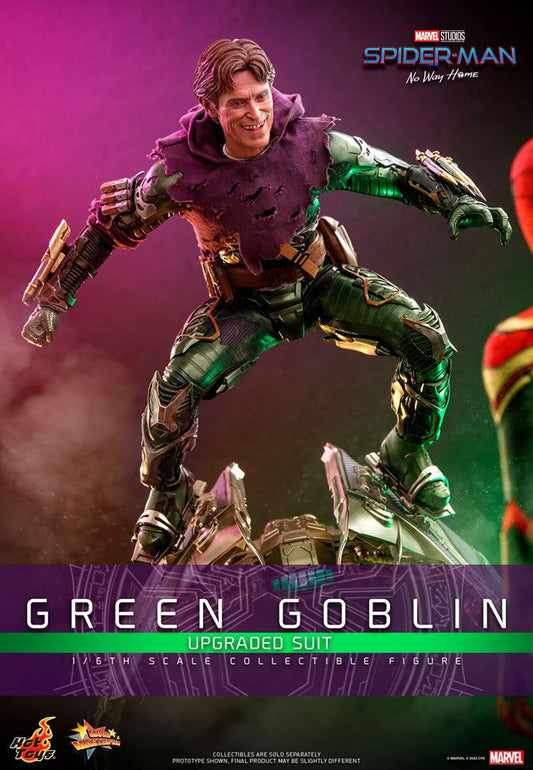 HOT TOYS - Marvel - Spider-Man No Way Home Movie Masterpiece 1:6 Action Doll Green Goblin (Upgraded Suit)