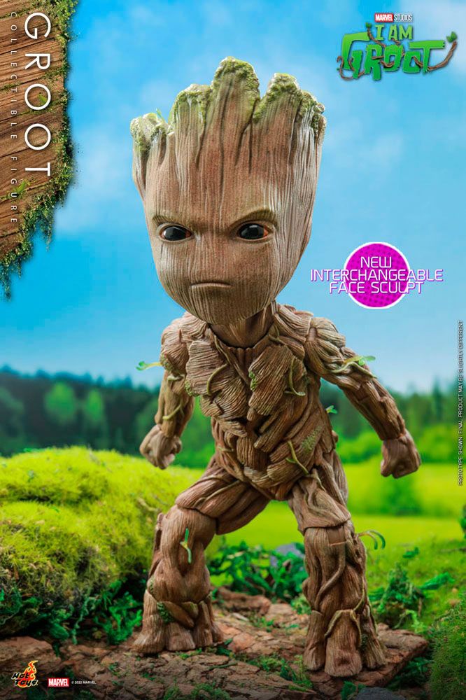 HOT TOYS - Marvel - I Am Groot 1:6 Action Doll Groot