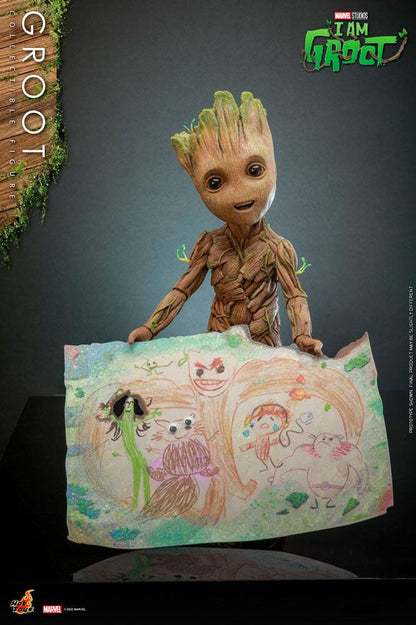 HOT TOYS - Marvel - I Am Groot 1:6 Action Doll Groot