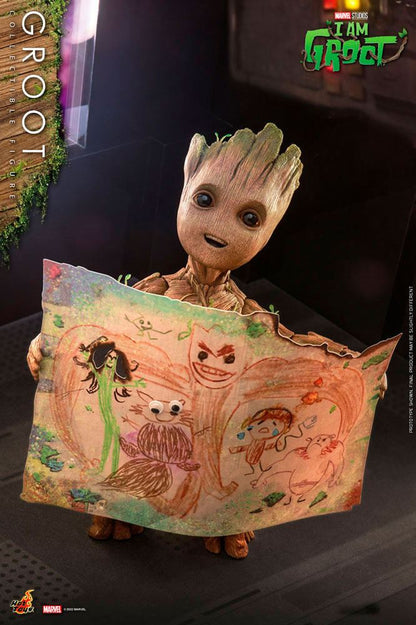 HOT TOYS - Marvel - I Am Groot 1:6 Action Doll Groot