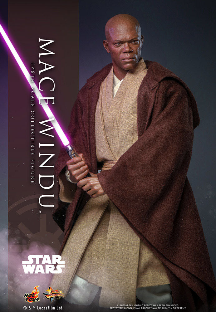 HOT TOYS - Star Wars: Episode II Action Figure 1/6 Mace Windu MMS681