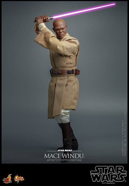 HOT TOYS - Star Wars: Episode II Action Figure 1/6 Mace Windu MMS681