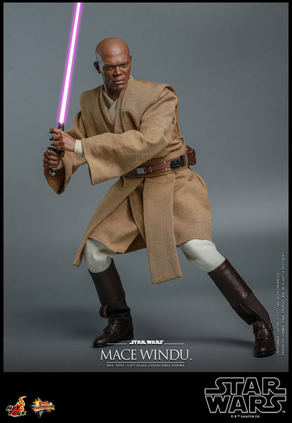 HOT TOYS - Star Wars: Episode II Action Figure 1/6 Mace Windu MMS681