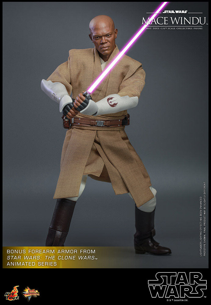 HOT TOYS - Star Wars: Episode II Action Figure 1/6 Mace Windu MMS681