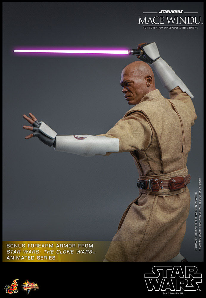 HOT TOYS - Star Wars: Episode II Action Figure 1/6 Mace Windu MMS681