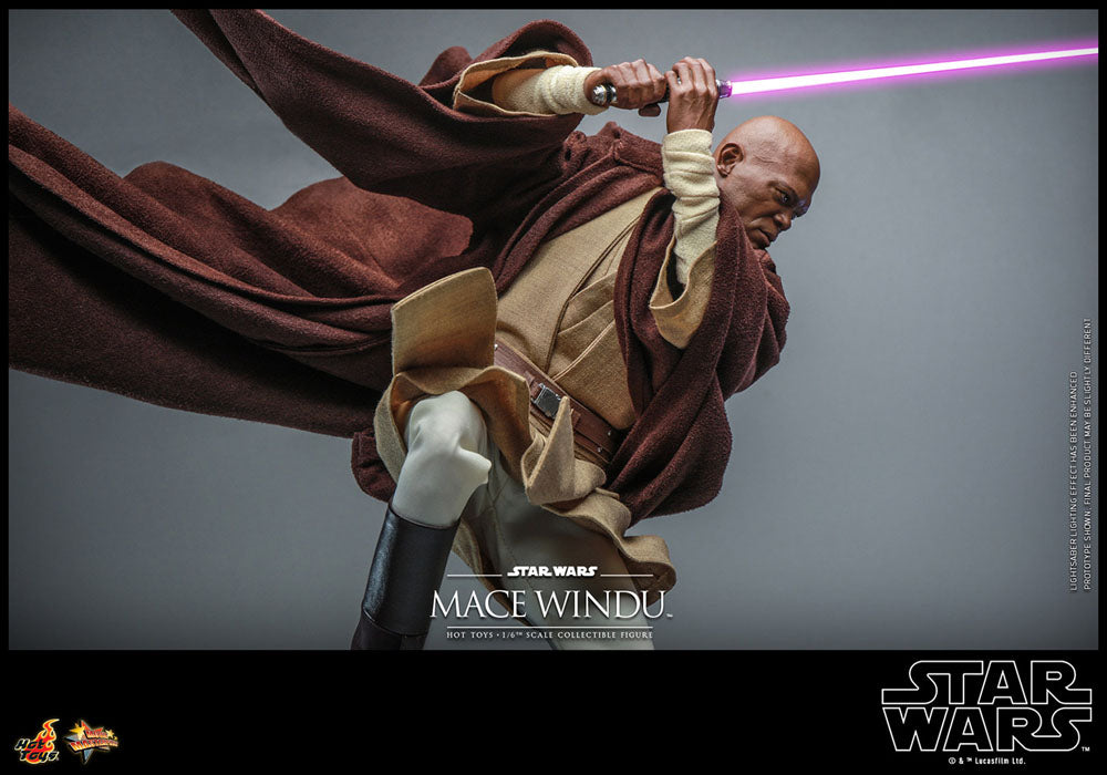 HOT TOYS - Star Wars: Episode II Action Figure 1/6 Mace Windu MMS681