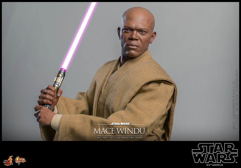 HOT TOYS - Star Wars: Episode II Action Figure 1/6 Mace Windu MMS681