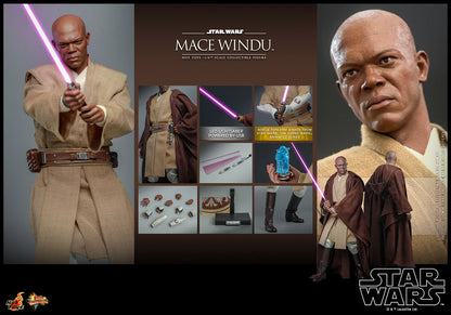 HOT TOYS - Star Wars: Episode II Action Figure 1/6 Mace Windu MMS681