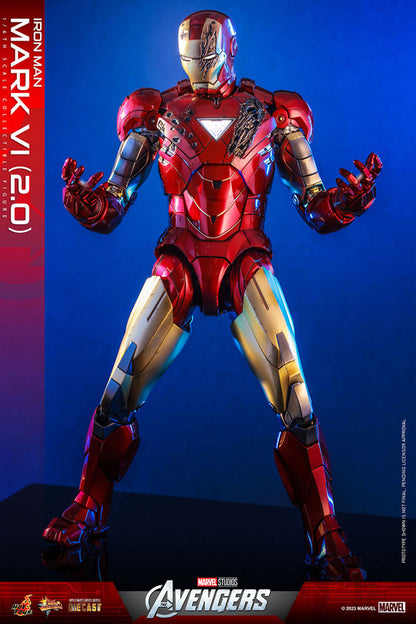 HOT TOYS - Marvel's The Avengers Movie Masterpiece Diecast Action Figure 1/6 Iron Man Mark VI (2.0) MMS687D52