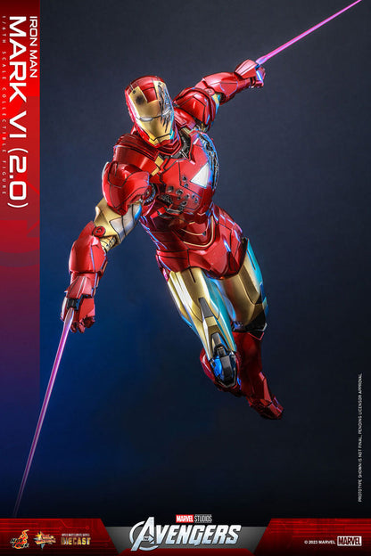 HOT TOYS - Marvel's The Avengers Movie Masterpiece Diecast Action Figure 1/6 Iron Man Mark VI (2.0) MMS687D52