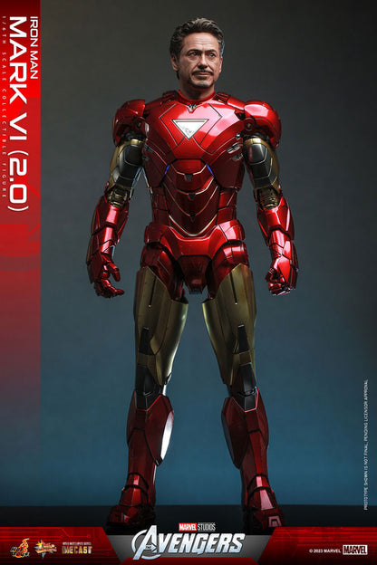 HOT TOYS - Marvel's The Avengers Movie Masterpiece Diecast Action Figure 1/6 Iron Man Mark VI (2.0) MMS687D52