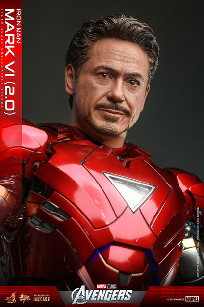 HOT TOYS - Marvel's The Avengers Movie Masterpiece Diecast Action Figure 1/6 Iron Man Mark VI (2.0) MMS687D52
