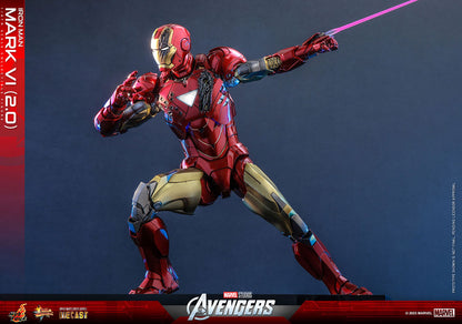 HOT TOYS - Marvel's The Avengers Movie Masterpiece Diecast Action Figure 1/6 Iron Man Mark VI (2.0) MMS687D52