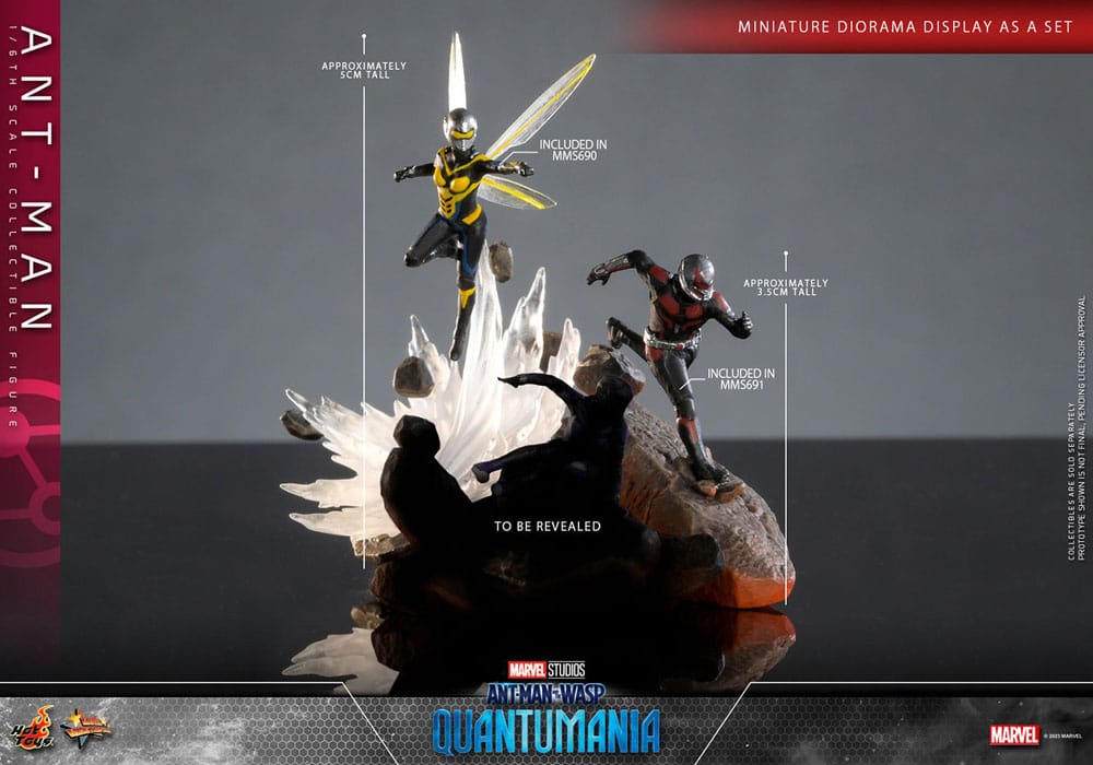 HOT TOYS - Ant-Man & The Wasp: Quantumania Movie Masterpiece Action Figure 1/6 Ant-Man  MMS690
