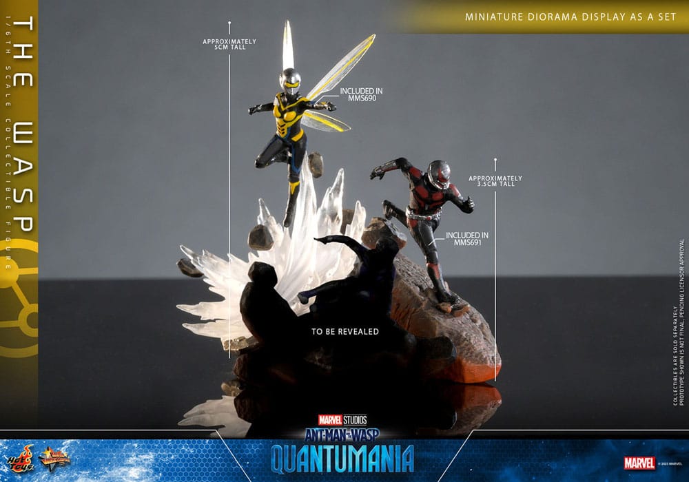 HOT TOYS - Ant-Man & The Wasp: Quantumania Movie Masterpiece Action Figure 1/6 The Wasp MMS691