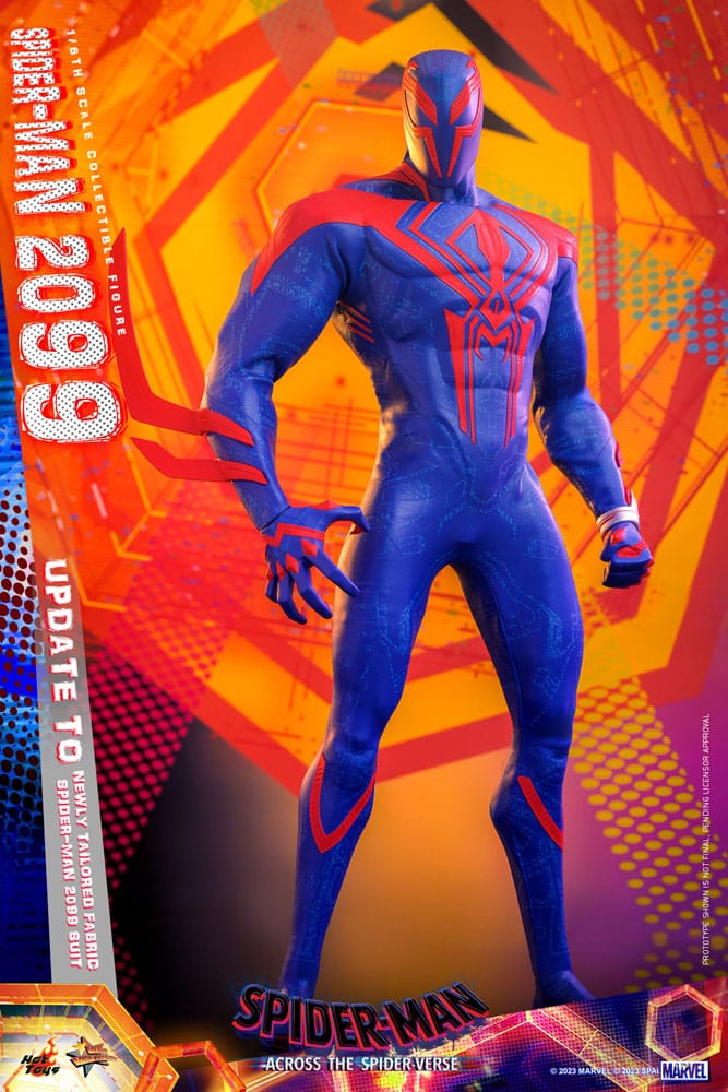 HOT TOYS - Spider-Man: Across the Spider-Verse Movie Masterpiece Action Figure 1/6 Spider-Man 2099   MMS711