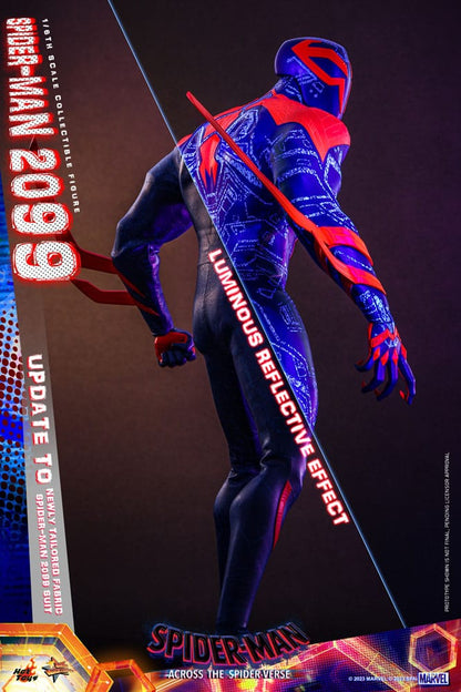 HOT TOYS - Spider-Man: Across the Spider-Verse Movie Masterpiece Action Figure 1/6 Spider-Man 2099   MMS711