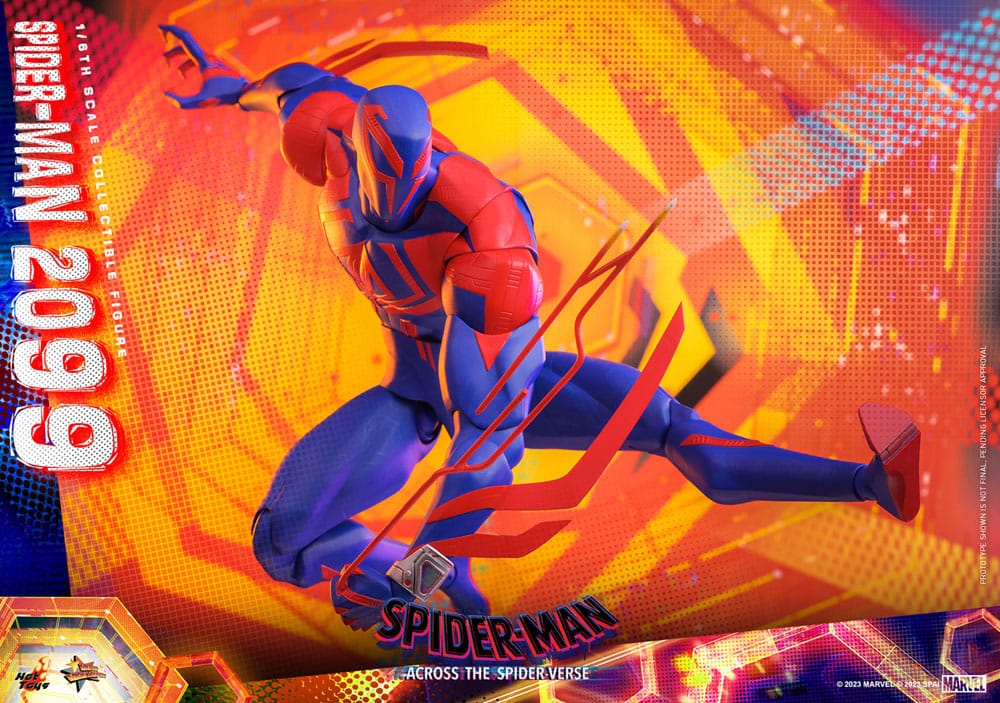 HOT TOYS - Marvel - Spider-Man Across The Spider-Verse - Spider-Man 2099 1:6 Action Doll