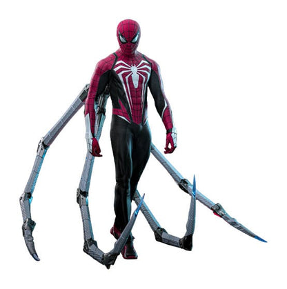 HOT TOYS - Spider-Man 2 Video Game Masterpiece Action Figure 1/6 Peter Parker (Advanced Suit 2.0) (Red and Black Suit Style)  VGM66