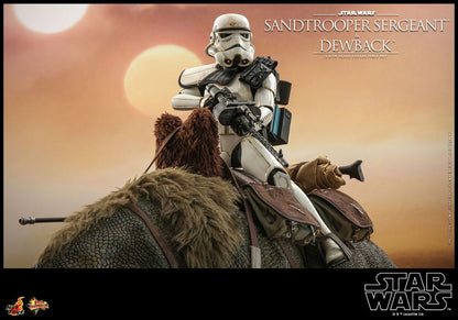 HOT TOYS - Star Wars Episode IV Action Figure 2-Pack 1/6 Sandtrooper Sergeant & Dewback  MMS722
