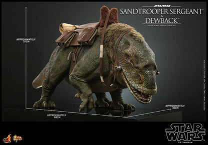 HOT TOYS - Star Wars Episode IV Action Figure 2-Pack 1/6 Sandtrooper Sergeant & Dewback  MMS722