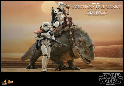 HOT TOYS - Star Wars Episode IV Action Figure 2-Pack 1/6 Sandtrooper Sergeant & Dewback  MMS722