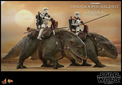 HOT TOYS - Star Wars Episode IV Action Figure 2-Pack 1/6 Sandtrooper Sergeant & Dewback  MMS722