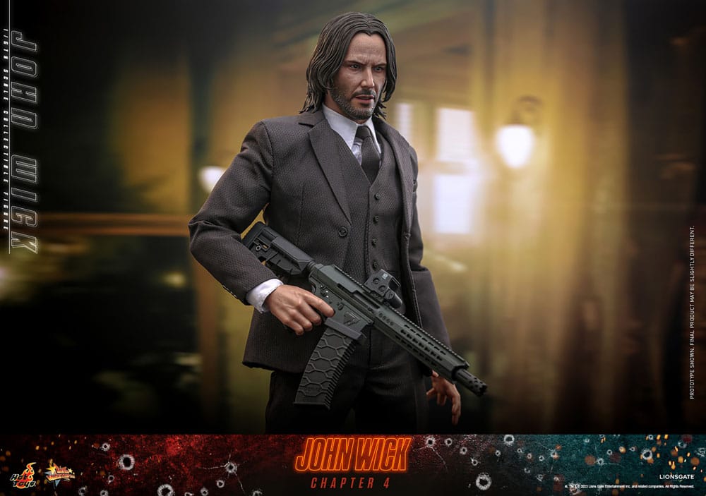 HOT TOYS - John Wick Chapter 4 Movie Masterpiece 1:6 Action Doll Jhon Wick  MMS729