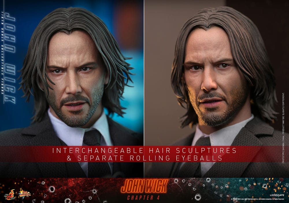 HOT TOYS - John Wick Chapter 4 Movie Masterpiece 1:6 Action Doll Jhon Wick  MMS729