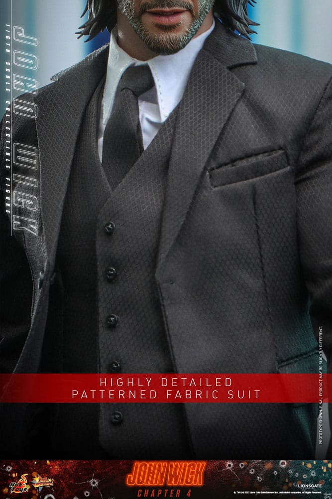 HOT TOYS - John Wick Chapter 4 Movie Masterpiece 1:6 Action Doll Jhon Wick  MMS729