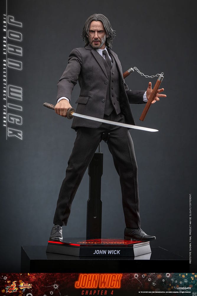 HOT TOYS - John Wick Chapter 4 Movie Masterpiece 1:6 Action Doll Jhon Wick  MMS729