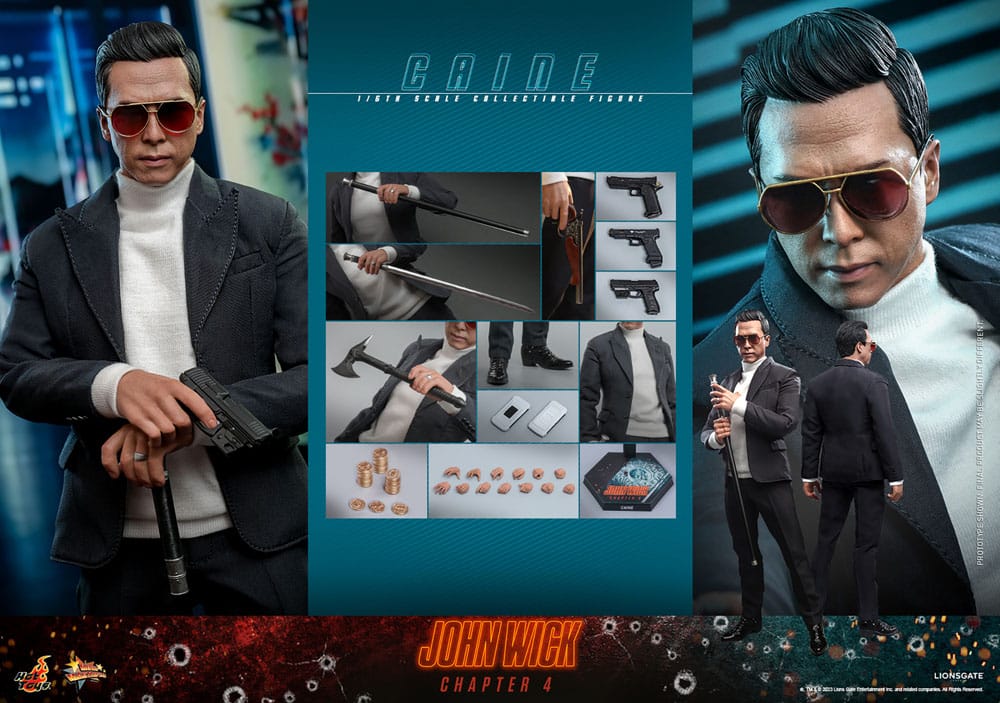 HOT TOYS - Jhon Wick Chapter 4 Movie Masterpiece 1:6 Action Doll Caine