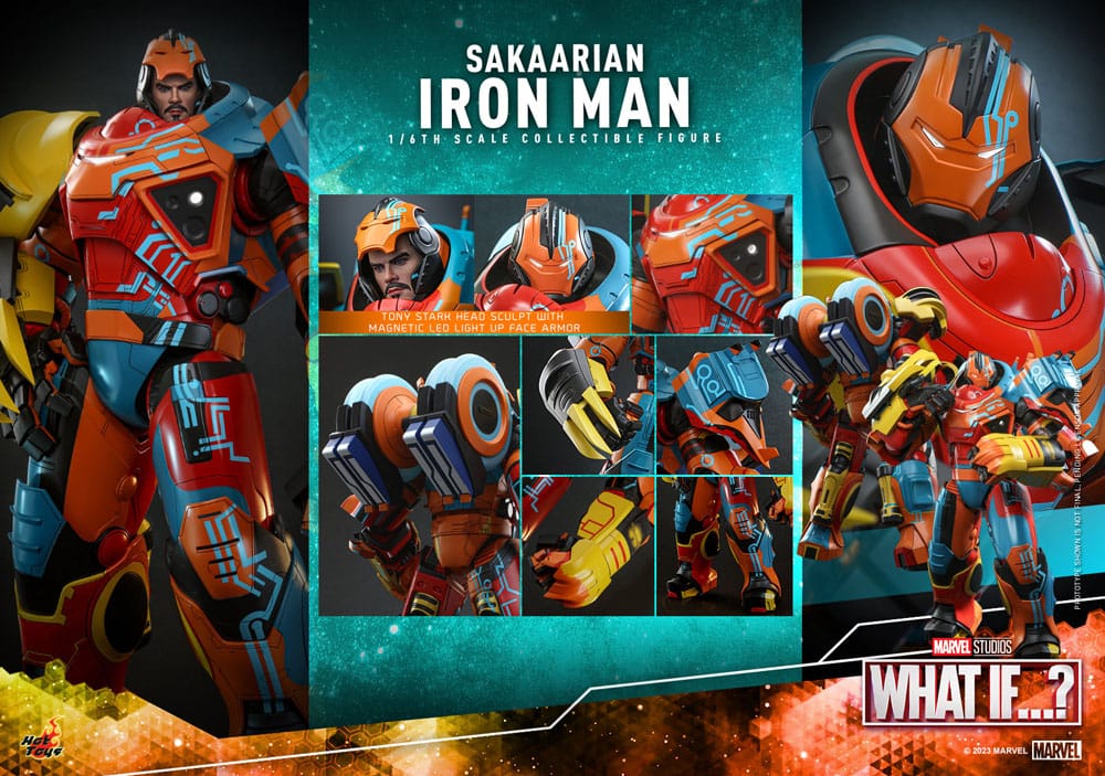 HOT TOYS - Marvel - What If...? Action Figure 1:6 Sakaarian Iron Man