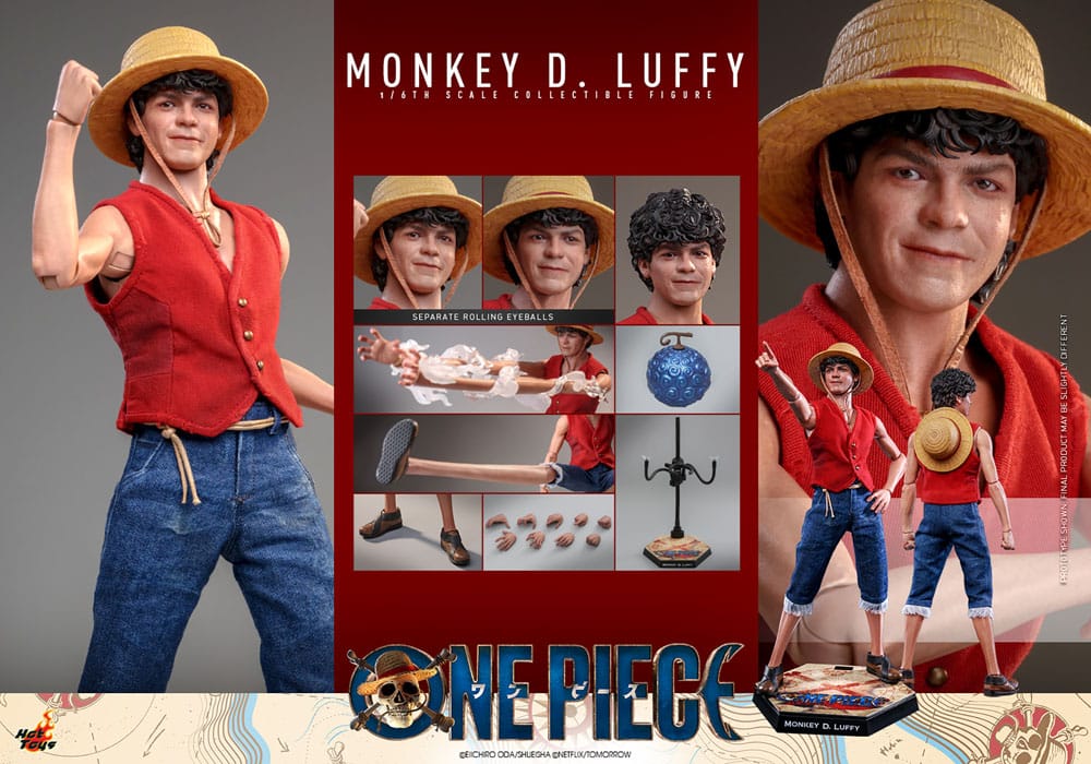 HOT TOYS - One Piece (Netflix) Action Figure 1/6 Monkey D. Luffy