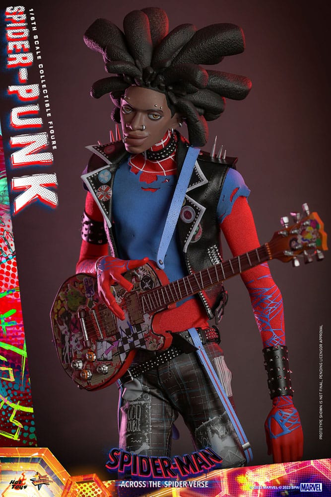 HOT TOYS - Spider-Man: Across the Spider-Verse Movie Masterpiece Action Figure 1/6 Spider-Punk