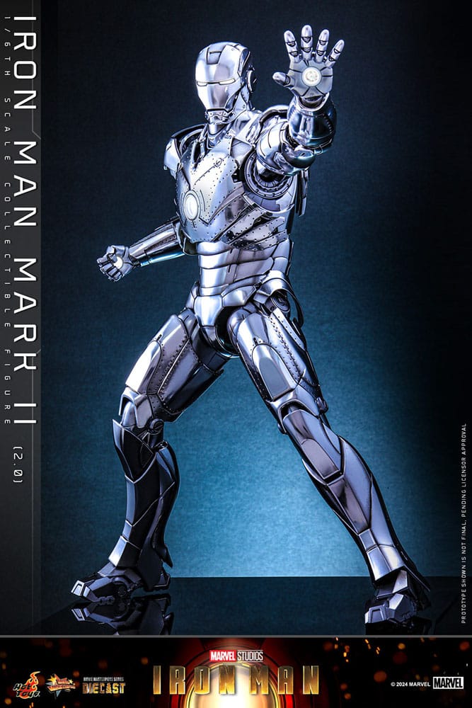 HOT TOYS - Marvel - Iron Man Scale Figure 1:6 Iron Man Mark II (2.0)