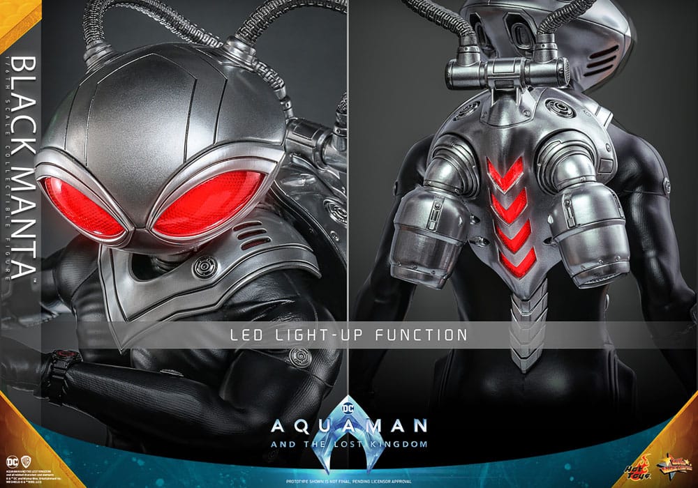 HOT TOYS - Aquaman and the Lost Kingdom Movie Masterpiece Action Figure 1/6 Black Manta  MMS739