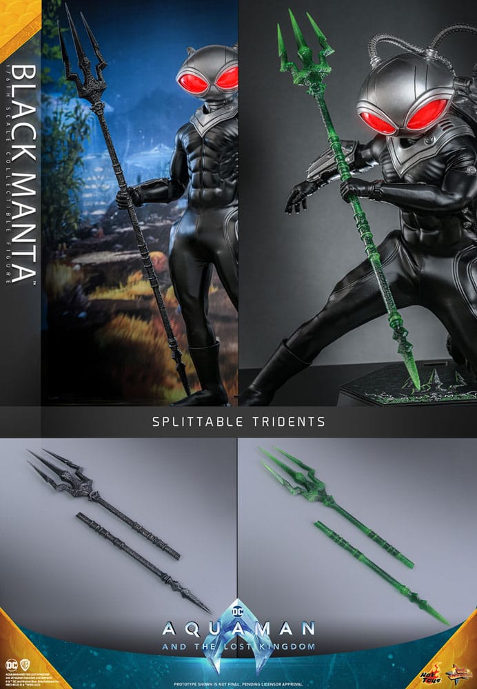 HOT TOYS - Aquaman and the Lost Kingdom Movie Masterpiece Action Figure 1/6 Black Manta  MMS739
