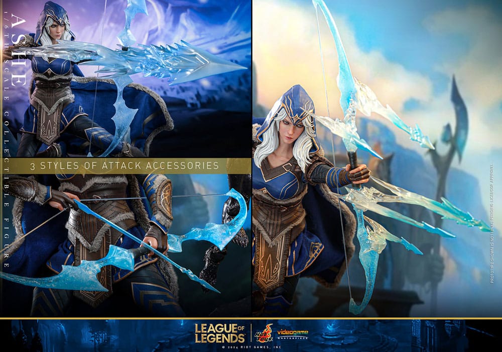 HOT TOYS - League of Legends Video Game Masterpiece Action Figure 1/6 Ashe VGM60