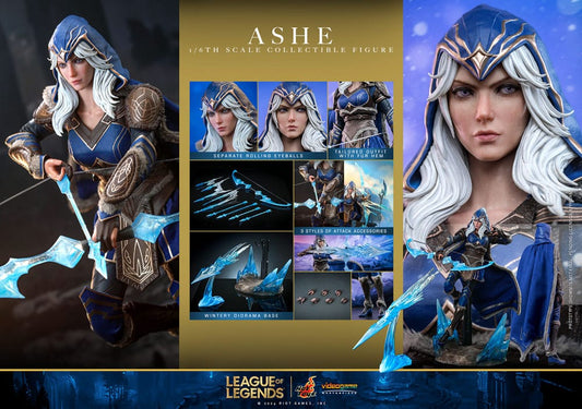 HOT TOYS - League of Legends Video Game Masterpiece Action Figure 1/6 Ashe VGM60