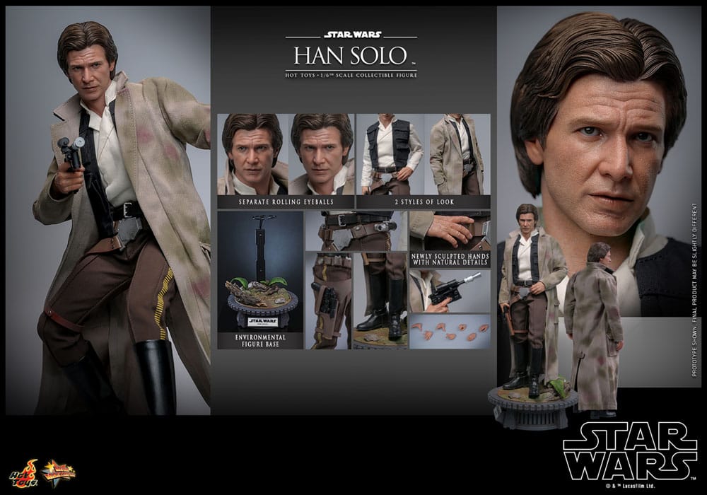 HOTO TOYS - Star Wars: Episode VI Action Figure 1/6 Han Solo  MMS740