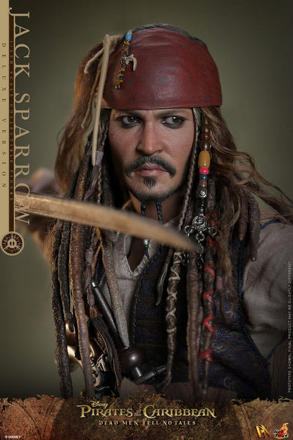 HOT TOYS - Pirates of the Caribbean: Dead Men Tell No Tales - Jack Sparrow Deluxe Version DX38 1:6 Scale Figure