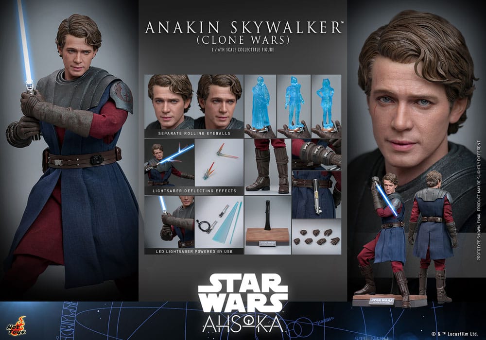 HOT TOYS - Star Wars: Clone Wars - Anakin Skywalker