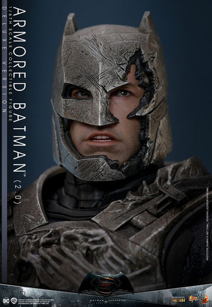 HOT TOYS - Batman v Superman: Dawn of Justice Movie Masterpiece Action Figure 1/6 Armored Batman 2.0 (Deluxe Version)  MMS742D62