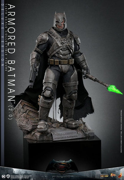 HOT TOYS - Batman v Superman: Dawn of Justice Movie Masterpiece Action Figure 1/6 Armored Batman 2.0 (Deluxe Version)  MMS742D62