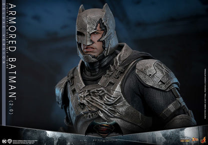 HOT TOYS - Batman v Superman: Dawn of Justice Movie Masterpiece Action Figure 1/6 Armored Batman 2.0 (Deluxe Version)  MMS742D62